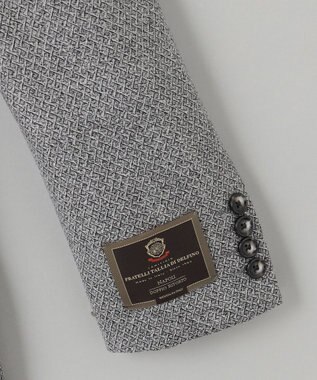 GOTAIRIKU 【DELFINO】ナポリジオメトリックツイード ジャケット_グレー ライトグレー系8