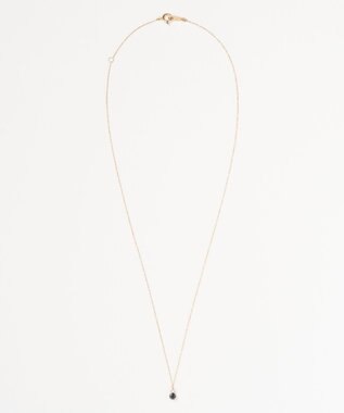 Phoebe 【K10】ジュエルラックネックレス　サファイア/9月誕生石/天然石/全長:40cm ゴールド