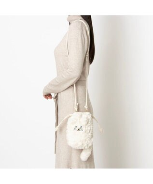 ANNA SUI TITI＆フレンズ ミニショルダーバッグ アイボリー