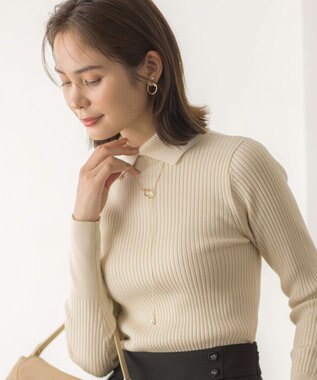 組曲 パールラリアットネックレス ゴールド系