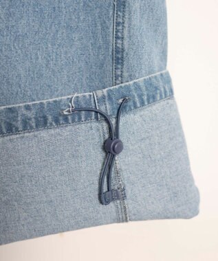 WEGO 【ウエストゴム】スーパーバギーデニムスラックス デニム淡色