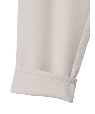 Green Parks ワンタックカーヴィーパンツ Light Beige