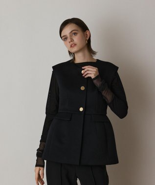 ダンボールニットジレジャケット