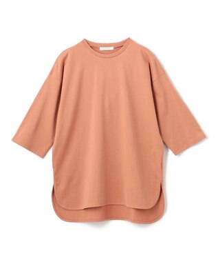 BEIGE， 【BEIGEecru/WEB限定・洗える】JERSEY STITCH / コットンオーバーサイズトップス Nude camel