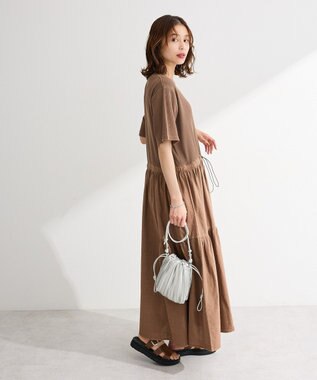 Green Parks ドロストピグメントドッキングワンピース