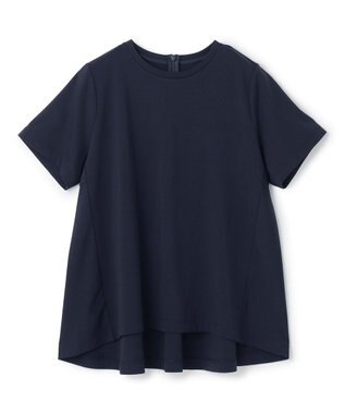 UNFILO L BEAUTY FORM-T バックフレアTシャツ ネイビー