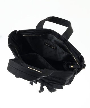Maison de FLEUR ボンネルリボンショルダーバッグ Black
