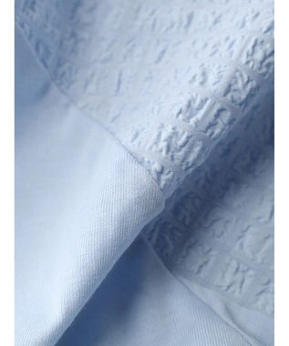 Green Parks 袖ポコポコドッキングカットプルオーバー Light Blue