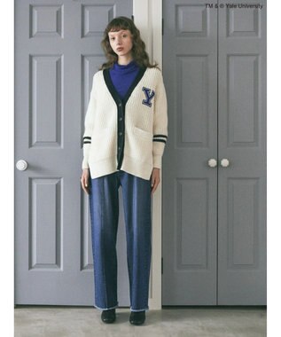 AMERICAN HOLIC ＴＭ＆Ｒ　ＹａｌｅＵｎｉｖｅｒｓｉｔｙニットカーディガン Ivory