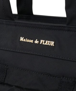 Maison de FLEUR ボンネルリボンショルダーバッグ Black