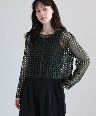 Green Parks ・ＳＵＧＡＲ　ＳＰＯＯＮ　２ｗａｙフラワーメッシュカーデ Green