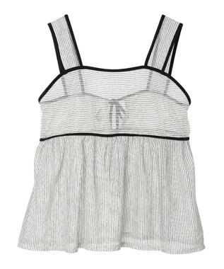 Green Parks シアーラメキャミビスチェ Ecru