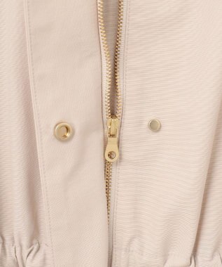 組曲 L 【フード取り外し可】2WAYショート丈ライトアウター ベージュ系