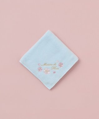 Maison de FLEUR サクラ刺繍タオルハンカチ