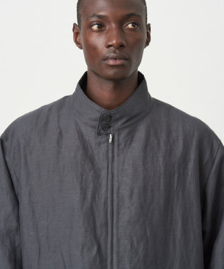 COTTON HEMP SATIN | ハリントンジャケット - UNISEX / ATON COTTON HEMP SATIN | ハリントンジャケット - UNISEX / ATON