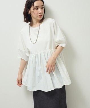 Green Parks ・ＥＬＥＮＣＡＲＥ　ＤＵＥ　ハイブリットＴＥＥ Off White