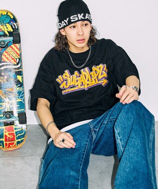 WEGO プランプロゴグラフィックBIGT（S） ブラック