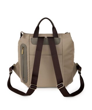 IBIZA ディアリオ　ナイロン　リュック ベージュ