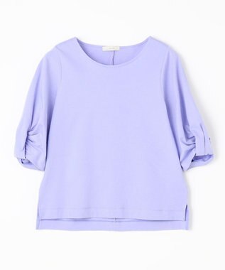 ANY シルケットスムース タックスリーブプルオーバー ブルー