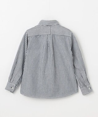 J.PRESS KIDS 【110-130cm】ストライプ＆チェック シャツ ネイビー系ストライプ