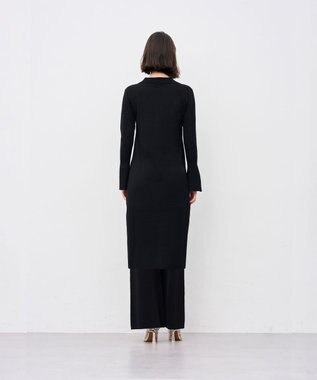 uncrave ハイゲージニット フレアパンツ ブラック