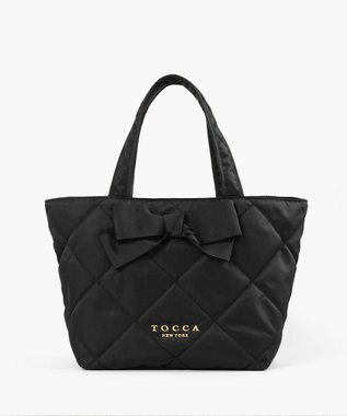 TOCCA 【キャンセル分販売中！】30th Anniversary MY PRECIOUS CUSTOMIZED BAG カスタマイズバッグ ブラックキルト×大リボン×ショートショルダー