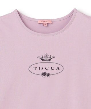 TOCCA 【洗える】TOCCA LOGO TEE Tシャツ ピンク系