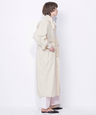 NAVE 【ReNAVE・洗える/撥水加工/接触冷感/UVケア】ナイロンタスラン コート アイボリー系