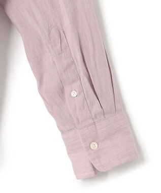 JOSEPH HOMME 【LEON 掲載】リネンストレッチブロード レギュラーカラーシャツ ローズ系