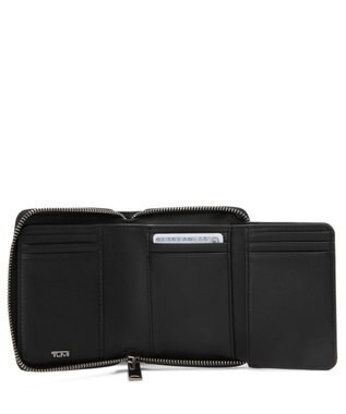 TUMI BELDEN トライ・フォールド・ジップ・アラウンド ブラック/ガンメタル