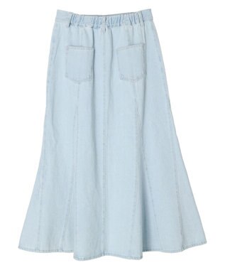 earth music&ecology デニムマーメイドスカート Sax