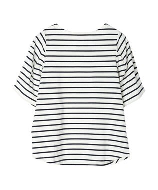 earth music&ecology タックスリーブＴ Border