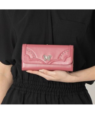 ANNA SUI ナーシャ 口金長財布 ピンク