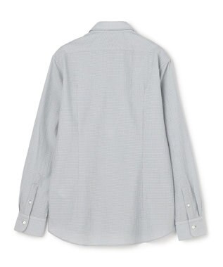 JOSEPH HOMME 【新モデル】トリコサッカーストレッチ 　ホリゾンタルカラーシャツ ライトグレー系