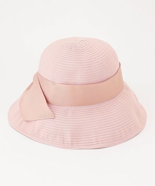 TOCCA 【UV95%以上カット・吸水速乾・抗菌防臭・洗える・サイズ調整可】GROSGRAIN RIBON HAT 帽子 ピンク系