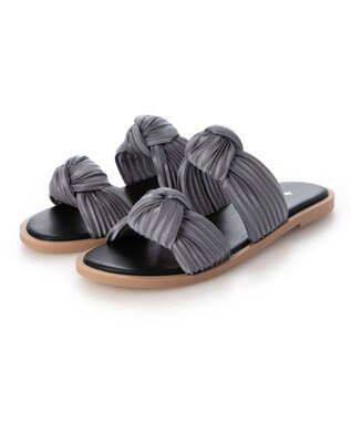 MODE ET JACOMO <carino>プリーツスポンジサンダル ブルー