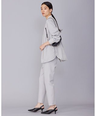 ICB L 【洗える】ライトマットサテン MA－1ジャケット トープ系