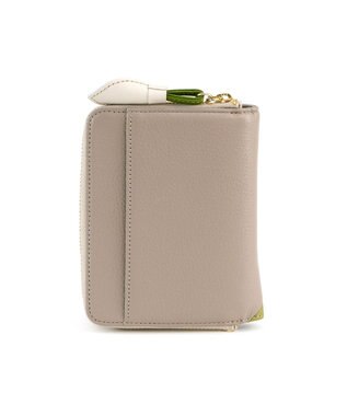 IBIZA プレーサ　ラウンド二つ折り財布 ピンクベージュ