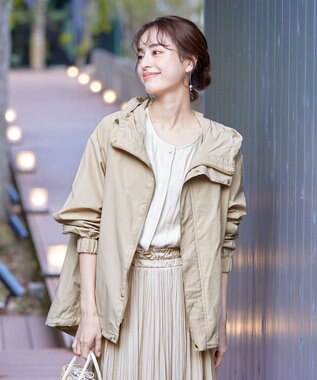 Tiaclasse 【洗える】シアーピンタックブラウス アイボリー