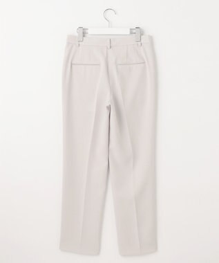 23区 【セットアップ対応】トリアセダブルジョーゼット パンツ ベージュ系