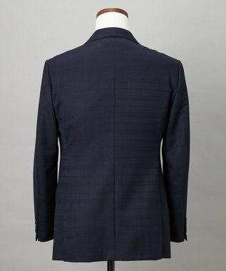 GOTAIRIKU 【山栄毛織】レトロテック 3ピーススーツ ネイビー系4