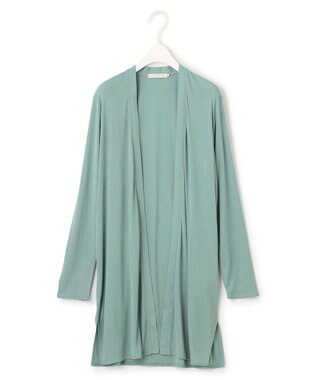 ICB L 【WEB限定カラーあり・接触冷感・UVカット】PINION ロングカーディガン ティールグレー系