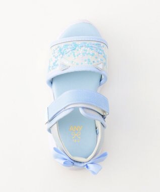 ANY KIDS シャラシャラ厚底ニャンダル サックスブルー