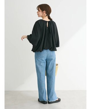 Green Parks ・ELENCARE DUE バルーンブラウス Black