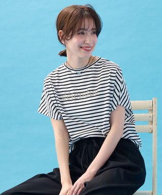 【新色追加/洗濯機可/接触冷感/UVケア】エニィファンクションフレンチスリーブTシャツ