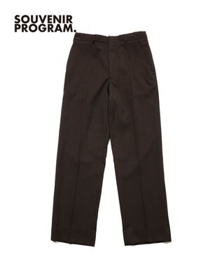 J.PRESS MEN 【J.PRESS ORIGINALS】【UNISEX】Polyester Sharkskin Piped Stem Nontuck Slacks