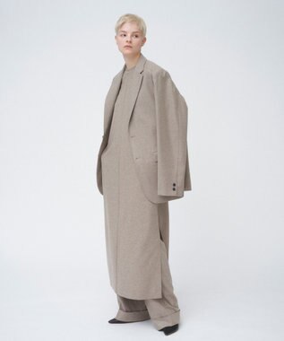 ATON MERINO COLLEGE FLANNEL | テーラードジャケット - UNISEX BEIGE