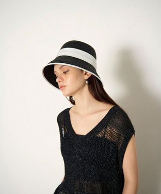 GRACE CONTINENTAL Ferruccio Vecchi ハット1 ブラック