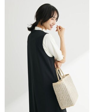 Green Parks ジレにもなる２ｗａｙジャンスカ Black