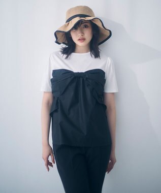 TOCCA 【洗える・消臭】BOUNCING RIBBON パンツ ブラック系